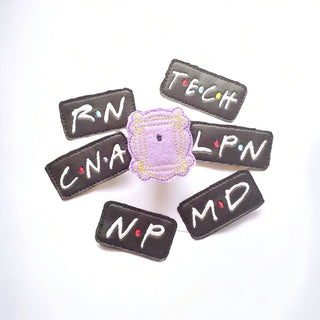 Friends RN // Medical Theme   Badge Reel + Topper