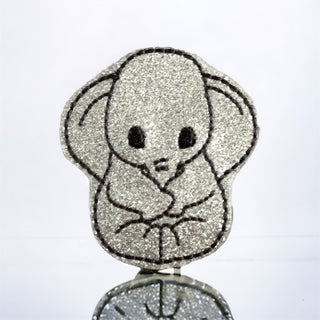 Baby Elephant  Badge Reel + Topper