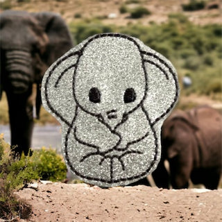 Baby Elephant  Badge Reel + Topper