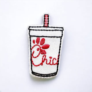 Chick Fil A Cup   Badge Reel + Topper