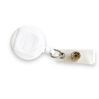 White with White VELCRO - Interchangeable Badge Reel Base