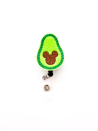Mouse Avocado Badge Reel - love tan co.