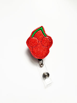 Magical Mouse Cherry  Badge Reel + Topper