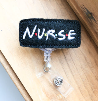 Nurse Friends  Badge Reel + Topper