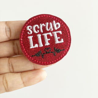 Scrub Life  Badge Reel + Topper
