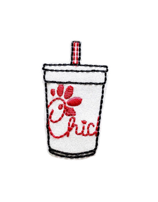 Chick Fil A Cup   Badge Reel + Topper