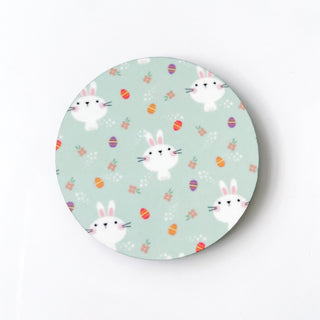 Bunny Pattern    Switchable Velcro Badge Topper