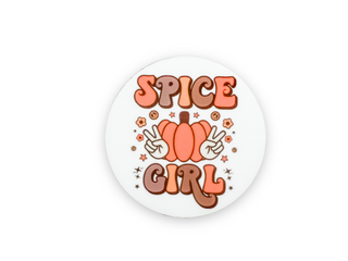 Spice Girl   Switchable Velcro Badge Topper