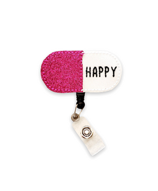 Happy Pill // Chill Pill  Badge Reel + Topper