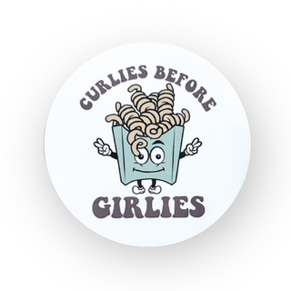 Curlie's Before Girlies Switchable Velcro Badge Topper