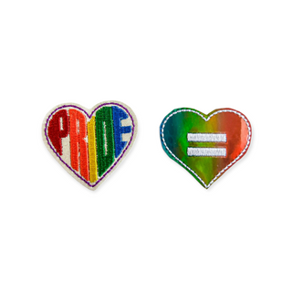 Pride // Equality Heart  Badge Reel + Topper