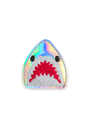 Shark Week // Shark Face   Badge Reel + Topper